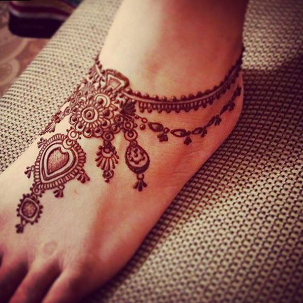 Henna Designing Full Feet To Ankle