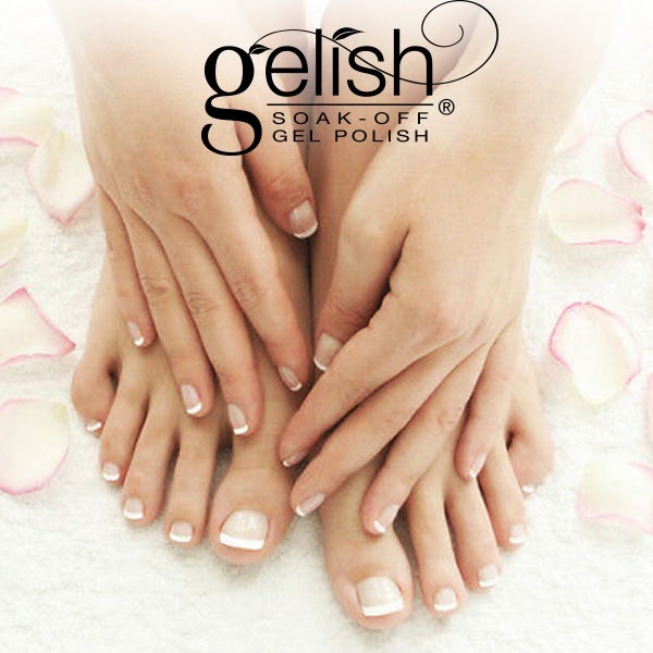 French Gelish Manicure & Pedicure Combo