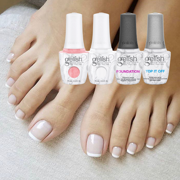 Gelish French Pedicure